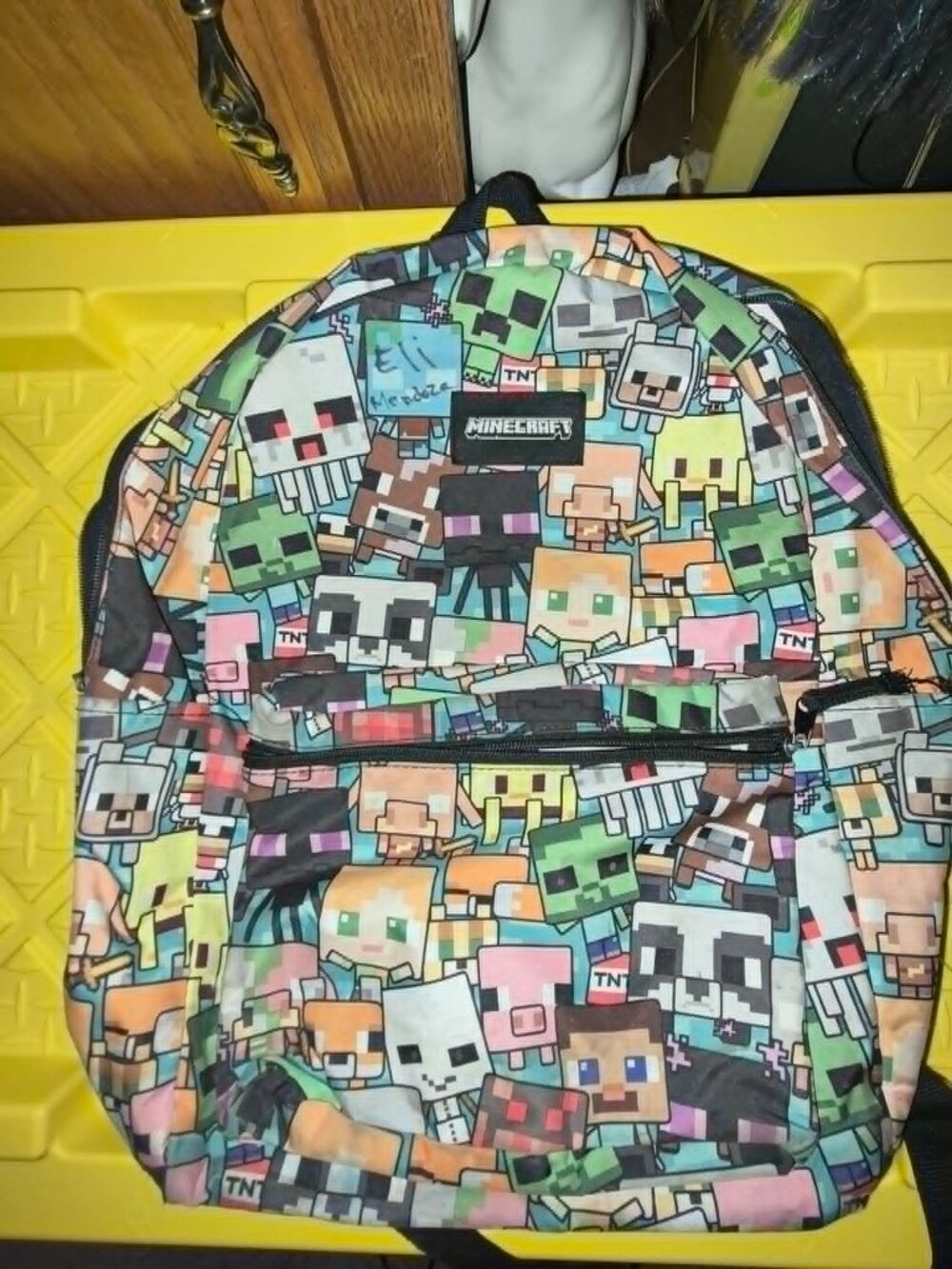 Minecraft Character Chibi Video Game Backpack - Picture 4 of 13